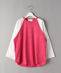 UNUSEDラグランスリーブカットソー ブラック/グレー UNUSED（アンユーズド）の「＜UNUSED＞ラグランスリーブTシャツ Ψ（T