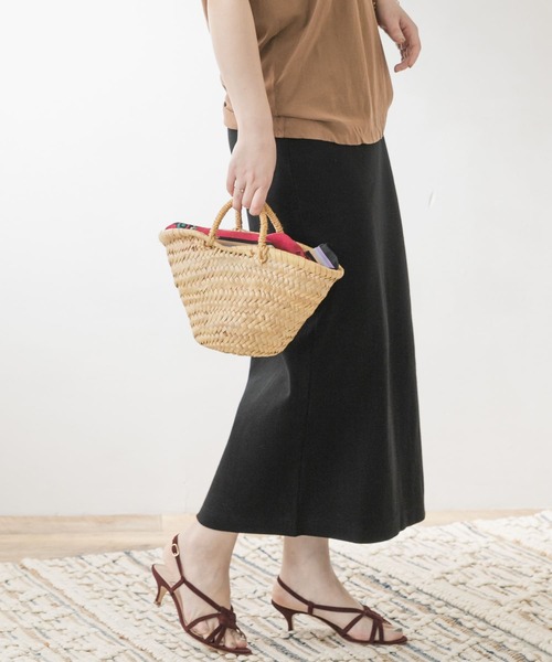 F by ROSSO（エフバイロッソ）の「F by ROSSO　リブカットスカート（スカート・レディース・ブラック/モカ/オフホワイト・36/38）」の8枚目の写真