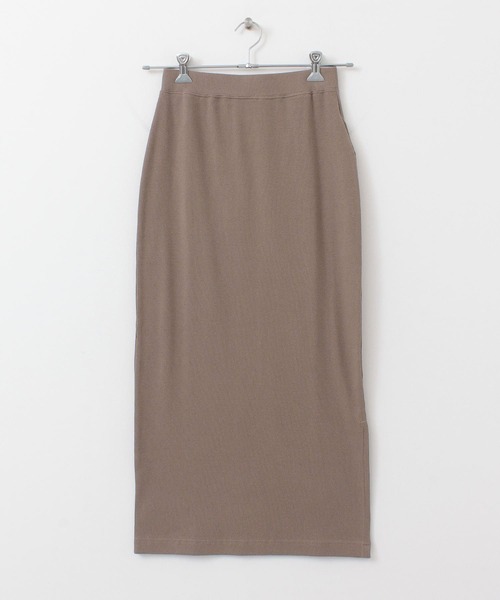 F by ROSSO（エフバイロッソ）の「F by ROSSO　リブカットスカート（スカート・レディース・ブラック/モカ/オフホワイト・36/38）」の11枚目の写真