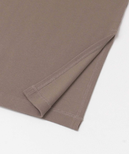 F by ROSSO（エフバイロッソ）の「F by ROSSO　リブカットスカート（スカート・レディース・ブラック/モカ/オフホワイト・36/38）」の9枚目の写真