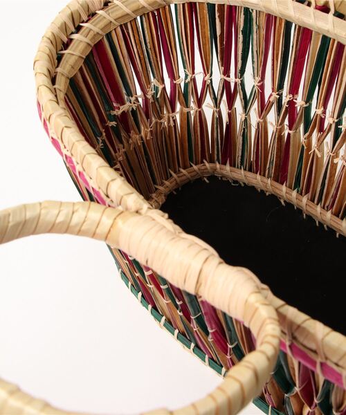 EleSac(エルサック)の「『Ele'Sac』BELLOWS BASCKET(かごバッグ・レディース・イエロー/グリーン・FREE)」の5枚目の写真