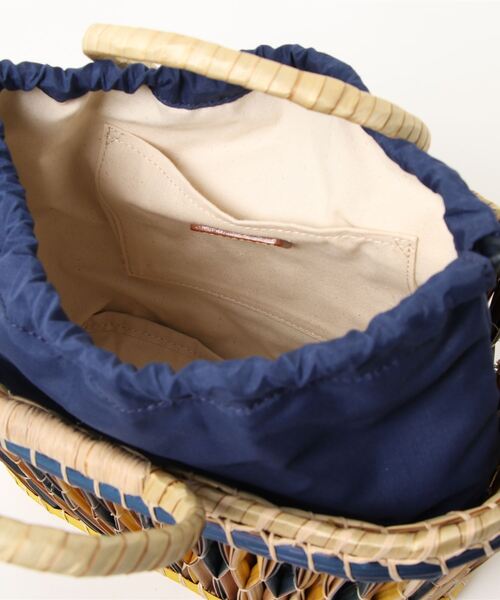 EleSac(エルサック)の「『Ele'Sac』BELLOWS BASCKET(かごバッグ・レディース・イエロー/グリーン・FREE)」の3枚目の写真