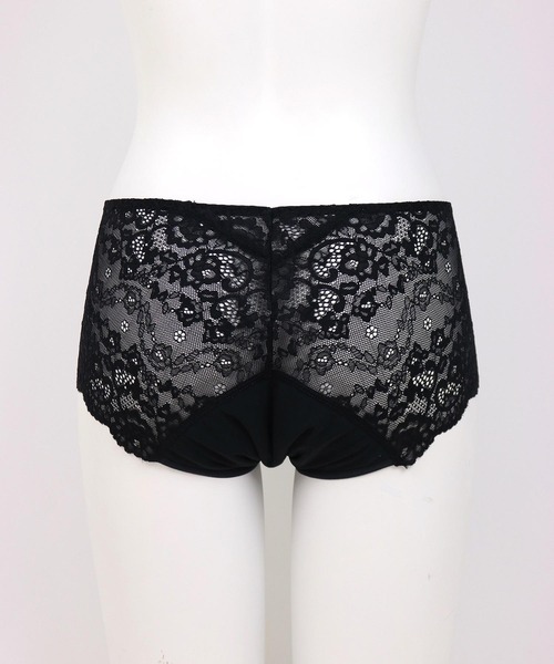 comfits(コンフィッツ)の「comfits -lace-吸水サニタリーショーツ「コンフィッツ」lace(ショーツ・レディース・ブラック・LL/3L/S/M/L)」の16枚目の写真