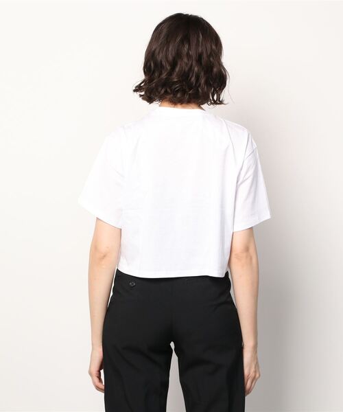 Figments（フィグメンツ）の「リメイク風クロップドTシャツ（Tシャツ/カットソー・レディース・ネイビー/ホワイト・FREE）」の13枚目の写真