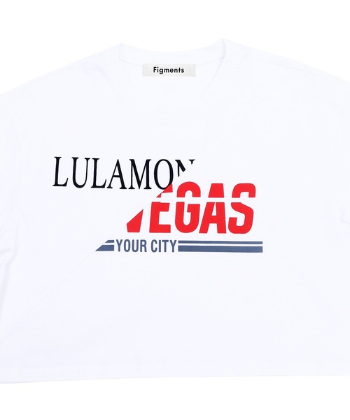 Figments（フィグメンツ）の「リメイク風クロップドTシャツ（Tシャツ/カットソー・レディース・ネイビー/ホワイト・FREE）」の11枚目の写真