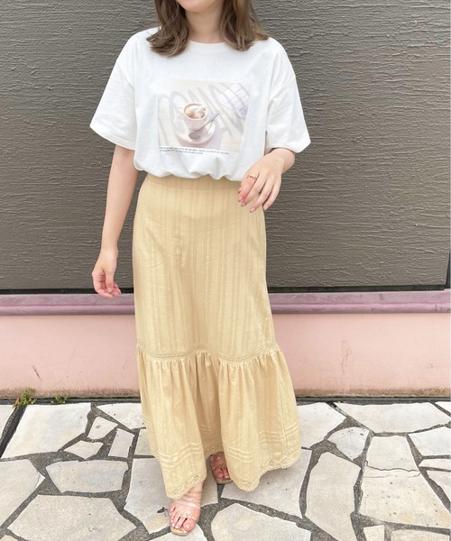 apres jour clair（アプレジュールクレア）の「【apres jour clair】コットンレーススカート【ZOZOTOWN限定アイテム】（スカート・レディース・オフホワイト/ライトベージュ・X-LARGE/フリー）」の15枚目の写真