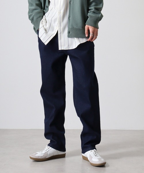 FUNALIVE（ファンアライブ）の「ワイドシルエット　ストレッチデニムパンツ（デニムパンツ・メンズ・インディゴブルー/ブルー/ワンウォッシュ/ブラック/ダークブラック・M/L/XL）」の12枚目の写真