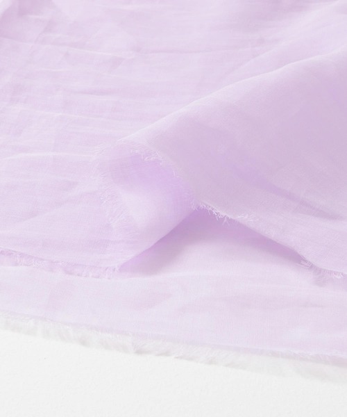 URBAN RESEARCH ROSSO WOMEN(アーバンリサーチ ロッソ)の「THROW MILA RAMIE STOLE(ストール/ショール・レディース・パープル/ブラウン/オフホワイト・-)」の10枚目の写真