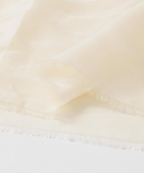 URBAN RESEARCH ROSSO WOMEN(アーバンリサーチ ロッソ)の「THROW MILA RAMIE STOLE(ストール/ショール・レディース・パープル/ブラウン/オフホワイト・-)」の12枚目の写真