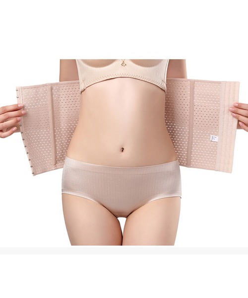 CHEATFULLDAYS（チートフルデイズ）の「補正下着 シェイプコルセット 姿勢矯正・バストアップ・ウエスト・骨盤用（スポーツグッズ・レディース・ピンクベージュ/ブラック/ベージュ・2L/M/4L/3L/L/S）」の4枚目の写真