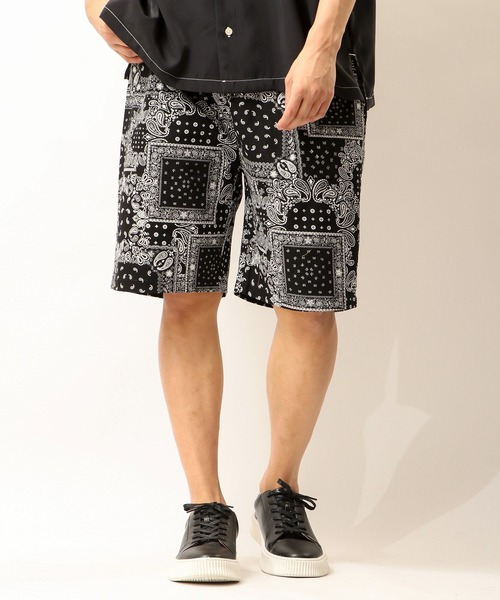 【ETRO】 ペイズリープリントコットンショートパンツ ★送関込 ETRO ペイズリー ショートパンツ | FARFETCH JP