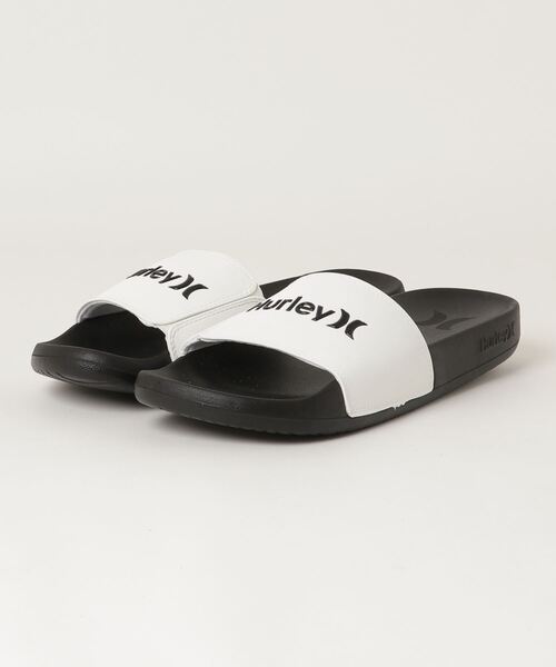 Hurley （ハーレー）の「Hurley/ハーレー　MACK STRETCH SLIDE   メンズ　マック　ストレッチ　スライド   HFS0018（サンダル・メンズ・ブラック/ホワイト・26.0cm/27.0cm/28.0cm）」の2枚目の写真