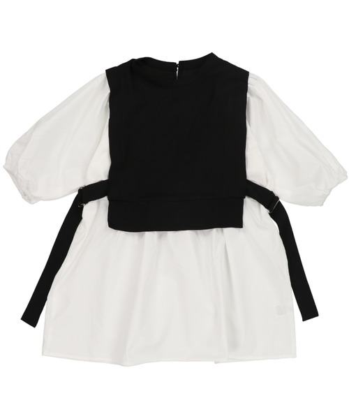 SPINNS（スピンズ）の「ブラウスxベストドッキングトップス（シャツ/ブラウス・レディース・ブラック/ブルー/パープル・ONESIZE）」の16枚目の写真