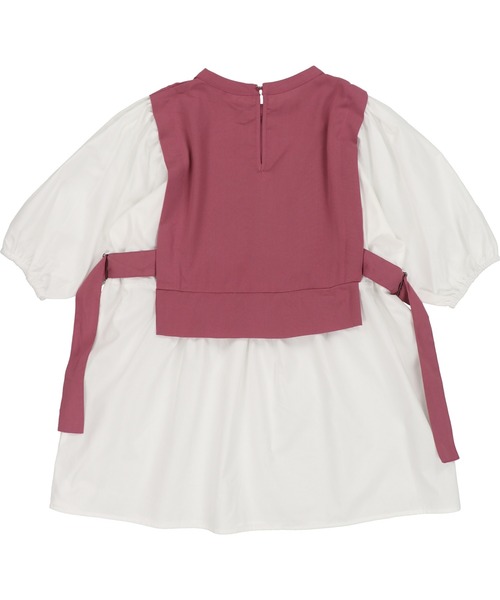 SPINNS（スピンズ）の「ブラウスxベストドッキングトップス（シャツ/ブラウス・レディース・ブラック/ブルー/パープル・ONESIZE）」の15枚目の写真