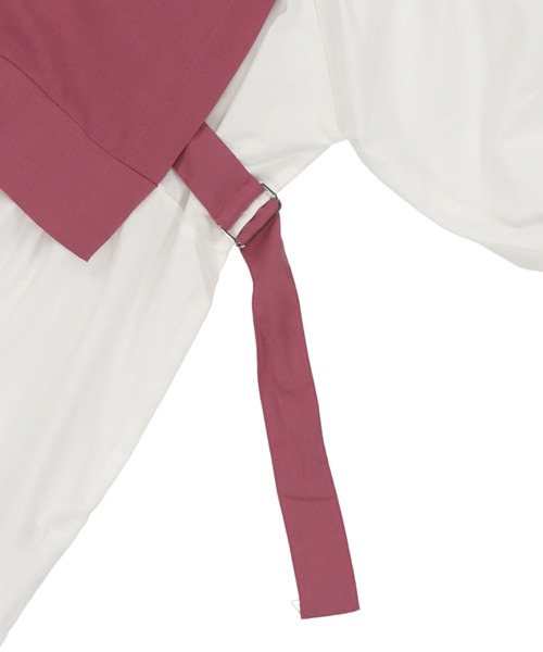 SPINNS（スピンズ）の「ブラウスxベストドッキングトップス（シャツ/ブラウス・レディース・ブラック/ブルー/パープル・ONESIZE）」の19枚目の写真