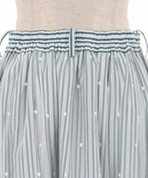 axes femme（アクシーズファム）の「ストライプ×レーススカート