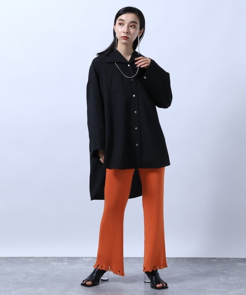 HARE（ハレ）の「クラッシュニットパンツ(HARE)（その他パンツ・レディース・ブラック/グレー/オレンジ・FREE）」の14枚目の写真