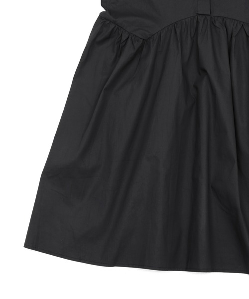 Figments（フィグメンツ）の「フレアシャツワンピース（ワンピース・レディース・ブラック/ホワイト・FREE）」の15枚目の写真