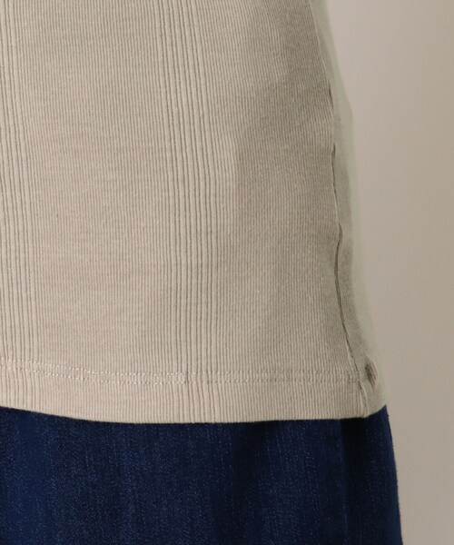SHOO・LA・RUE(シューラルー)の「◆フライス地柄クルーネックTシャツ(Tシャツ/カットソー・レディース・ライトグレー/アイボリー/アイボリー系2/ブラック・03/02/04)」の10枚目の写真