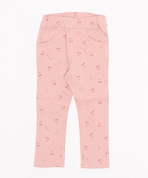 Moujonjon（ムージョンジョン）の「のびのびツイル柄込Ｇｉｒｌｓパンツ（その他パンツ・キッズ・パープル/レッド/ピンク・90/100/110/120/130/95/140）」の6枚目の写真