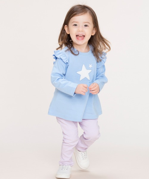 Moujonjon（ムージョンジョン）の「のびのびツイル柄込Ｇｉｒｌｓパンツ（その他パンツ・キッズ・パープル/レッド/ピンク・90/100/110/120/130/95/140）」の12枚目の写真