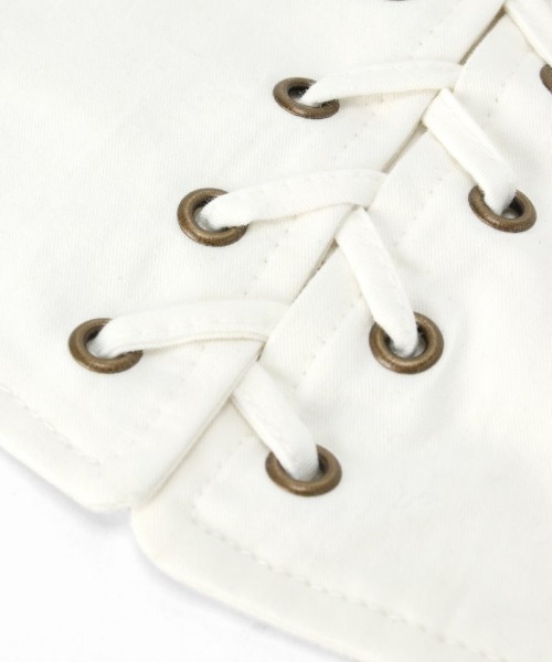 Simplicite（サンプリシテ）の「コルセットベルト（ベルト・レディース・ブルー系その他/ブラック/ホワイト・FREE）」の9枚目の写真