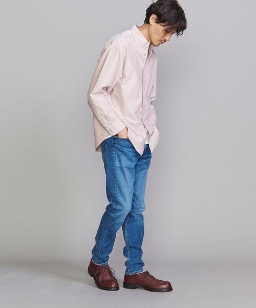 【美品】ユナイテッドアローズ　チロリアンシューズ　レザーシューズ　ワインレッド BEAUTY&YOUTH UNITED ARROWS（ビューティーアンドユースユナイテッド