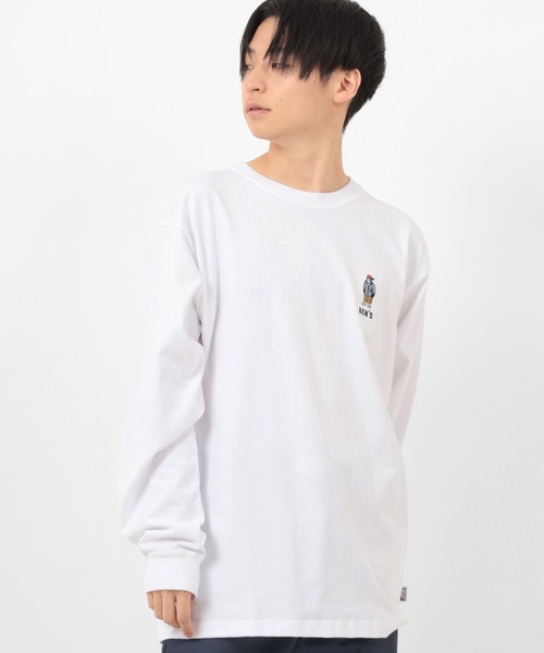 BEN DAVIS(ベンデイビス)の「【BEN DAVIS/ベンデイビス】ミニゴリラ ワンポイント刺繍 ロンT(Tシャツ/カットソー・メンズ・ブラック/ホワイト/ブルーグリーン・M/L/XL)」の16枚目の写真