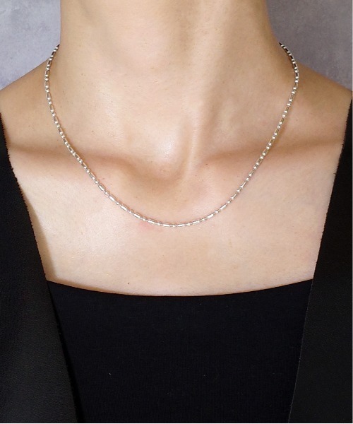 ISOLATION（アイソレーション）の「【ISOLATION / アイソレーション】Silver925 Rain Chain Necklace /レインチェーンネックレス（ネックレス・レディース・シルバー・40cm）」の2枚目の写真