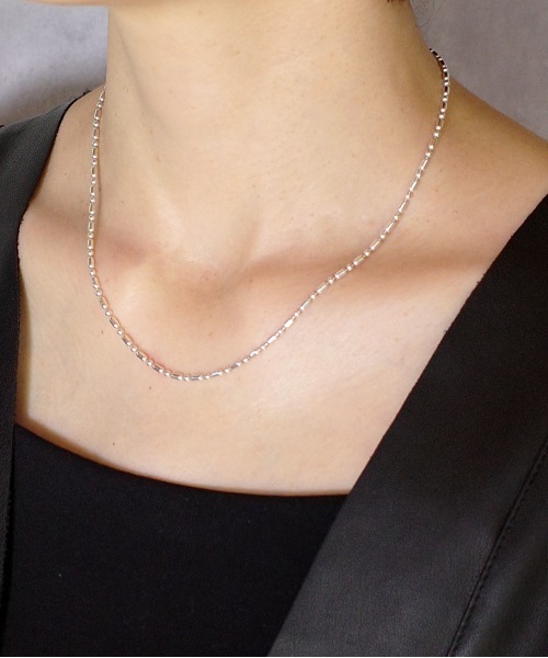 ISOLATION（アイソレーション）の「【ISOLATION / アイソレーション】Silver925 Rain Chain Necklace /レインチェーンネックレス（ネックレス・レディース・シルバー・40cm）」の3枚目の写真