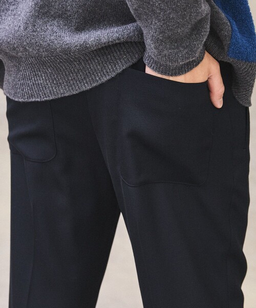 PUBLIC TOKYO（パブリックトウキョウ）の「AQUAWOOL カルゼスラックス（スラックス・メンズ・ベージュ/ネイビー/アイボリー/ダークグレー/グリーン系その他・1/2/3）」の22枚目の写真