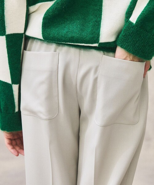 PUBLIC TOKYO（パブリックトウキョウ）の「AQUAWOOL カルゼスラックス（スラックス・メンズ・ベージュ/ネイビー/アイボリー/ダークグレー/グリーン系その他・1/2/3）」の19枚目の写真