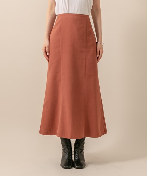 mline（エムライン）の「[mline] WEB限定 切り替えマーメイドスカート（スカート・レディース・ベージュ/オレンジ/ブラック・1/2）」の12枚目の写真