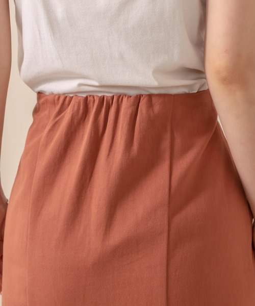 mline（エムライン）の「[mline] WEB限定 切り替えマーメイドスカート（スカート・レディース・ベージュ/オレンジ/ブラック・1/2）」の14枚目の写真