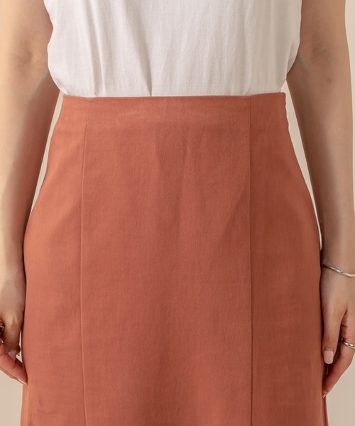 mline（エムライン）の「[mline] WEB限定 切り替えマーメイドスカート（スカート・レディース・ベージュ/オレンジ/ブラック・1/2）」の5枚目の写真