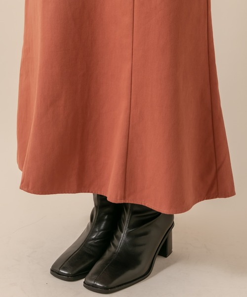 mline（エムライン）の「[mline] WEB限定 切り替えマーメイドスカート（スカート・レディース・ベージュ/オレンジ/ブラック・1/2）」の7枚目の写真