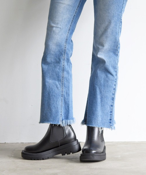 NOFALL（ノーフォール）の「サイドゴアチェルシートラックソールブーツ（ブーツ・レディース・ブラック/ダークブラウン・LL/3L/SS/S/M/L）」の17枚目の写真