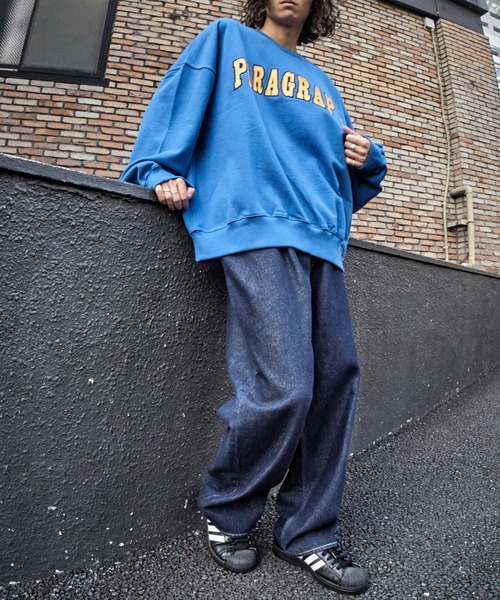 Paragraph（パラグラフ）の「【Paragraph/パラグラフ】INDUSTRIAL EMB MTM/インダストリアル　カレッジロゴ刺繍スウェット/スウェット/裏毛（スウェット・メンズ・チャコールグレー/ライトグレー/グリーン/ブルー・ﾌﾘ-/FREE）」の11枚目の写真