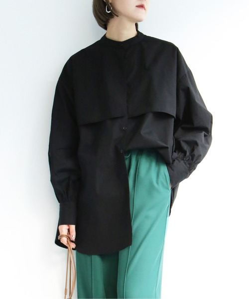 TODAYFUL - RANDEBOO プリーツケープシャツ TODAYFUL - Pleats cape shirts(プリーツケープシャツ) RANDEBOO