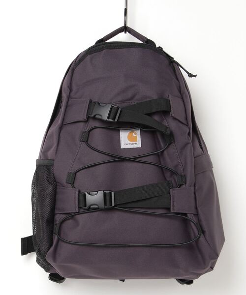Carhartt WIP（カーハートダブリューアイピー）の「Carhartt WIP / カーハート ワークインプログレス：KICKFLIP BACKPACK：I006288[WAX]（バックパック/リュック・メンズ・ブラック/ベージュ系その他/パープル系その他・FREE）」の3枚目の写真