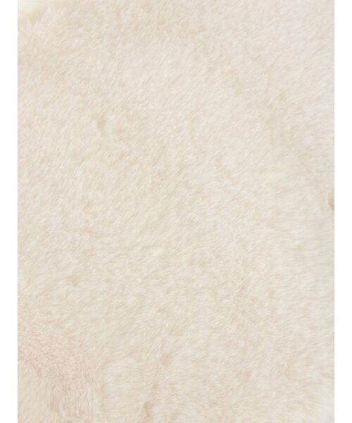 merry jenny（メリージェニー）の「もこもこmiffyティペット（ネックウォーマー/スヌード・レディース・ブラック/オフホワイト・FREE）」の8枚目の写真