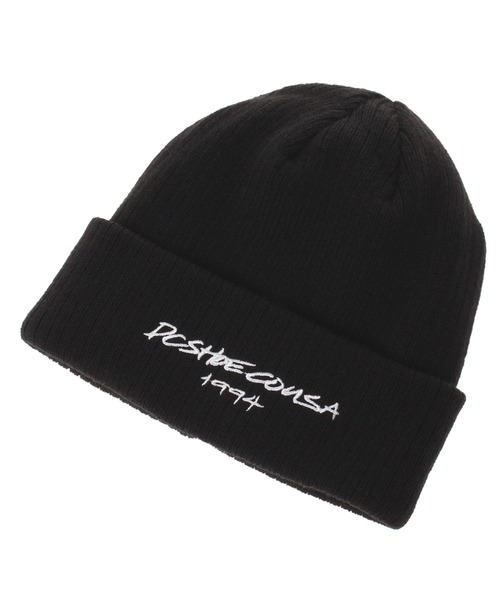 DC SHOES（ディーシーシューズ）の「20 BEANIE DOUBLEWACH/DCニットキャップビーニー（ニットキャップ/ビーニー・メンズ・ベージュ/ブラック×ブラック/ブラック×ホワイト/ブラウン・FREE）」の2枚目の写真