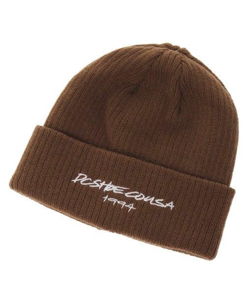 DC SHOES（ディーシーシューズ）の「20 BEANIE DOUBLEWACH/DCニットキャップビーニー（ニットキャップ/ビーニー・メンズ・ベージュ/ブラック×ブラック/ブラック×ホワイト/ブラウン・FREE）」の4枚目の写真