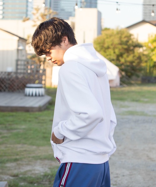 le coq sportif(ルコックスポルティフ)の「フーデッドスウエット メンズ ウェア ジャージ スウェット スポーツウェア(パーカー・メンズ・ネイビー/ホワイト/グリーン/ブラック・XL/M/S/L/XXL)」の8枚目の写真