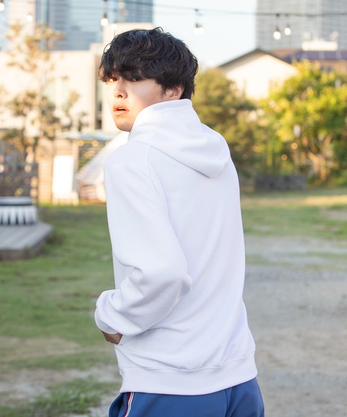 le coq sportif(ルコックスポルティフ)の「フーデッドスウエット メンズ ウェア ジャージ スウェット スポーツウェア(パーカー・メンズ・ネイビー/ホワイト/グリーン/ブラック・XL/M/S/L/XXL)」の9枚目の写真