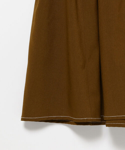 Ray BEAMS（レイビームス）の「Ray BEAMS / 配色 ステッチ ギャザー ワンピース（ワンピース・レディース・ブラック/ダークブラウン・ONE SIZE）」の15枚目の写真