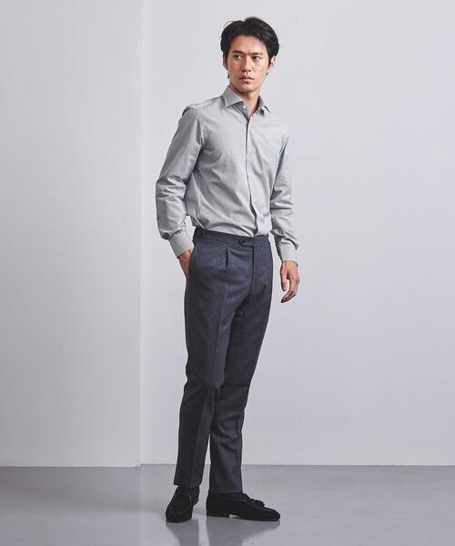 UNITED ARROWS（ユナイテッドアローズ）の「＜UNITED ARROWS＞ キャンディストライプ セミワイド シャツ（シャツ/ブラウス・メンズ・グレー・37cm/38cm/39cm/40cm/41cm/42cm/36cm/43cm）」の12枚目の写真