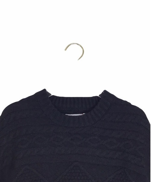 DOLLUPOOPS(ドールアップウップス)の「ケーブル×プリーツプルオーバー(ニット/セーター・レディース・カーキ/ホワイト/グレー/ブラック・38)」の19枚目の写真