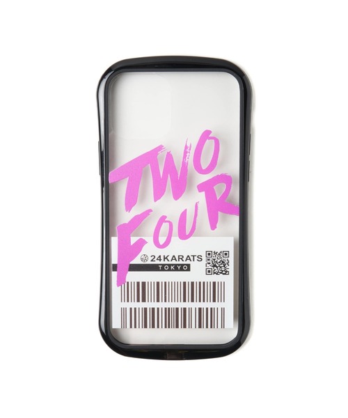 24karats(トゥウェンティーフォーカラッツ)の「Handwriting Logo iPhone Case 12Mini(スマホケース/カバー・メンズ・ブラック/レッド/ピンク・FREE)」の1枚目の写真