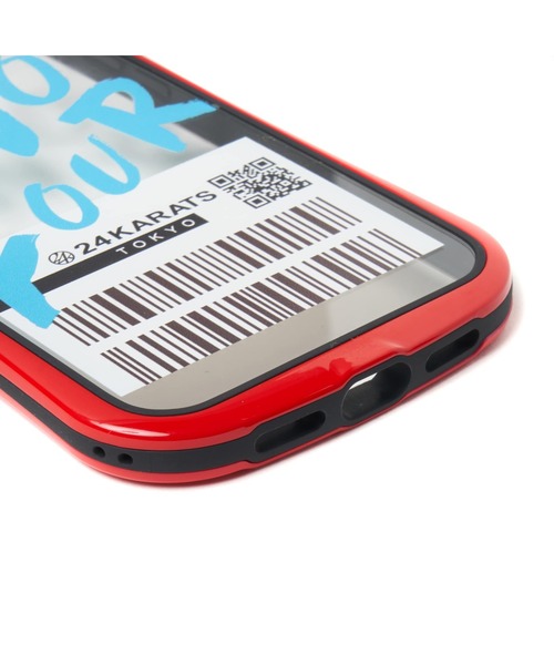 24karats(トゥウェンティーフォーカラッツ)の「Handwriting Logo iPhone Case 12Mini(スマホケース/カバー・メンズ・ブラック/レッド/ピンク・FREE)」の6枚目の写真